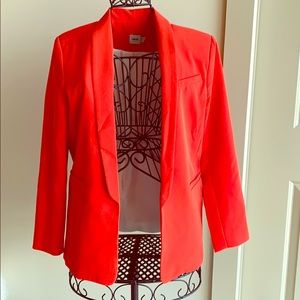 Crimson red suit blazer - fully lined.